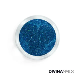 CRYSTAL HOLO - BLUE GREEN - Polvere Glitter brillantini per unghie 2g