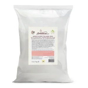 Amido di Riso Puro Italiano 1kg - Addensante Naturale per Gelato, Pasticceria e Cucina