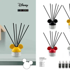 Collezione Disney Profumatori Topolino Colorazioni Assortite in Resina Argentata