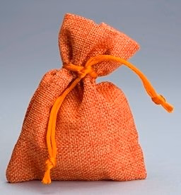 sacchetti portaconfetti di iuta 10x13 confez. 10 pz in vari colori